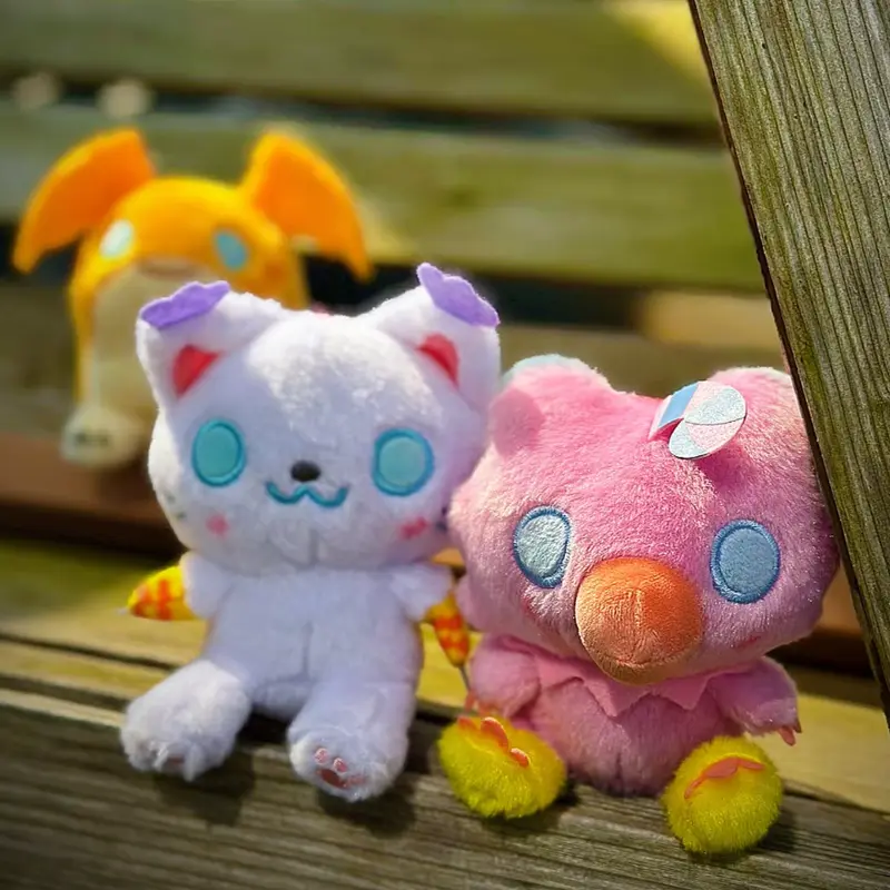 New Digimon Adventure Plush Doll Tailmon Agumon Anime Action Figure Collectible Model Toys Children Birthday Gift