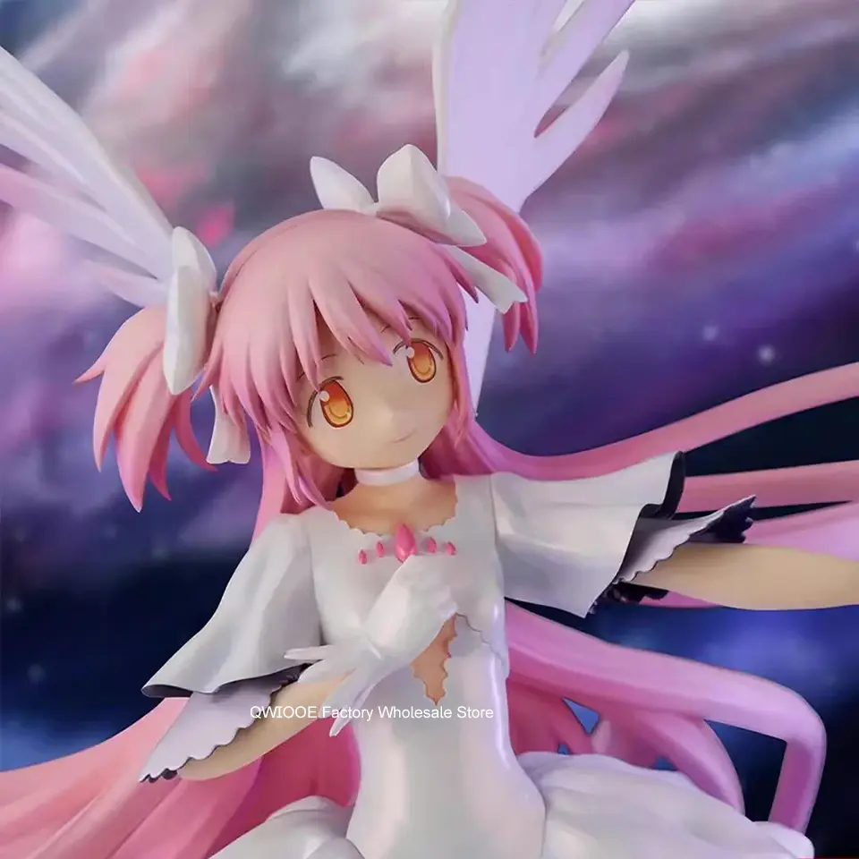 Original Genuine Banpresto Madoka Magica 20cm Madoka Kaname Action Figure Collectible Model Toys QWIOOE Wholesale Drop Shipping