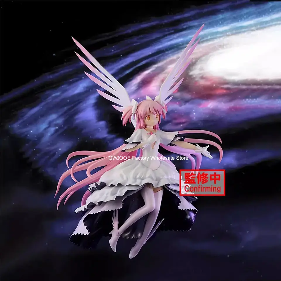 Original Genuine Banpresto Madoka Magica 20cm Madoka Kaname Action Figure Collectible Model Toys QWIOOE Wholesale Drop Shipping