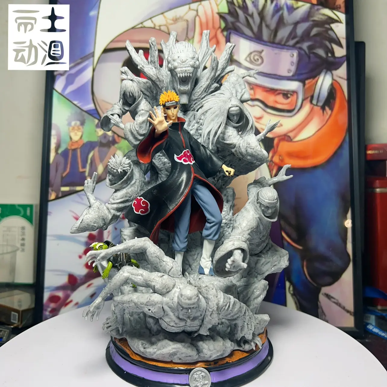 27cm Pain Figures Naruto Anime Figure Pain Model GK PVC Statue Figurine Model Doll Collection Desk Decotation Toy Birthday Gift