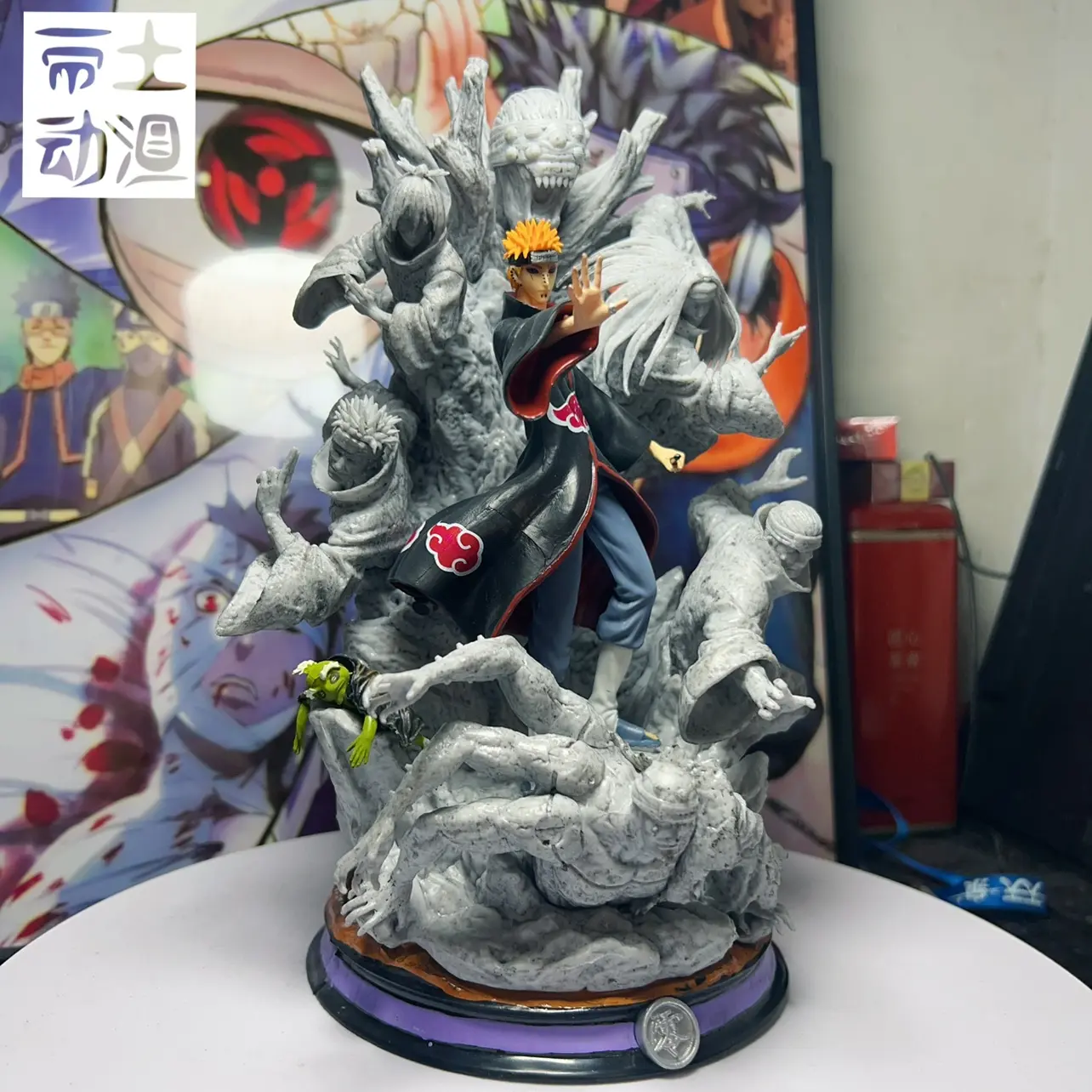 27cm Pain Figures Naruto Anime Figure Pain Model GK PVC Statue Figurine Model Doll Collection Desk Decotation Toy Birthday Gift