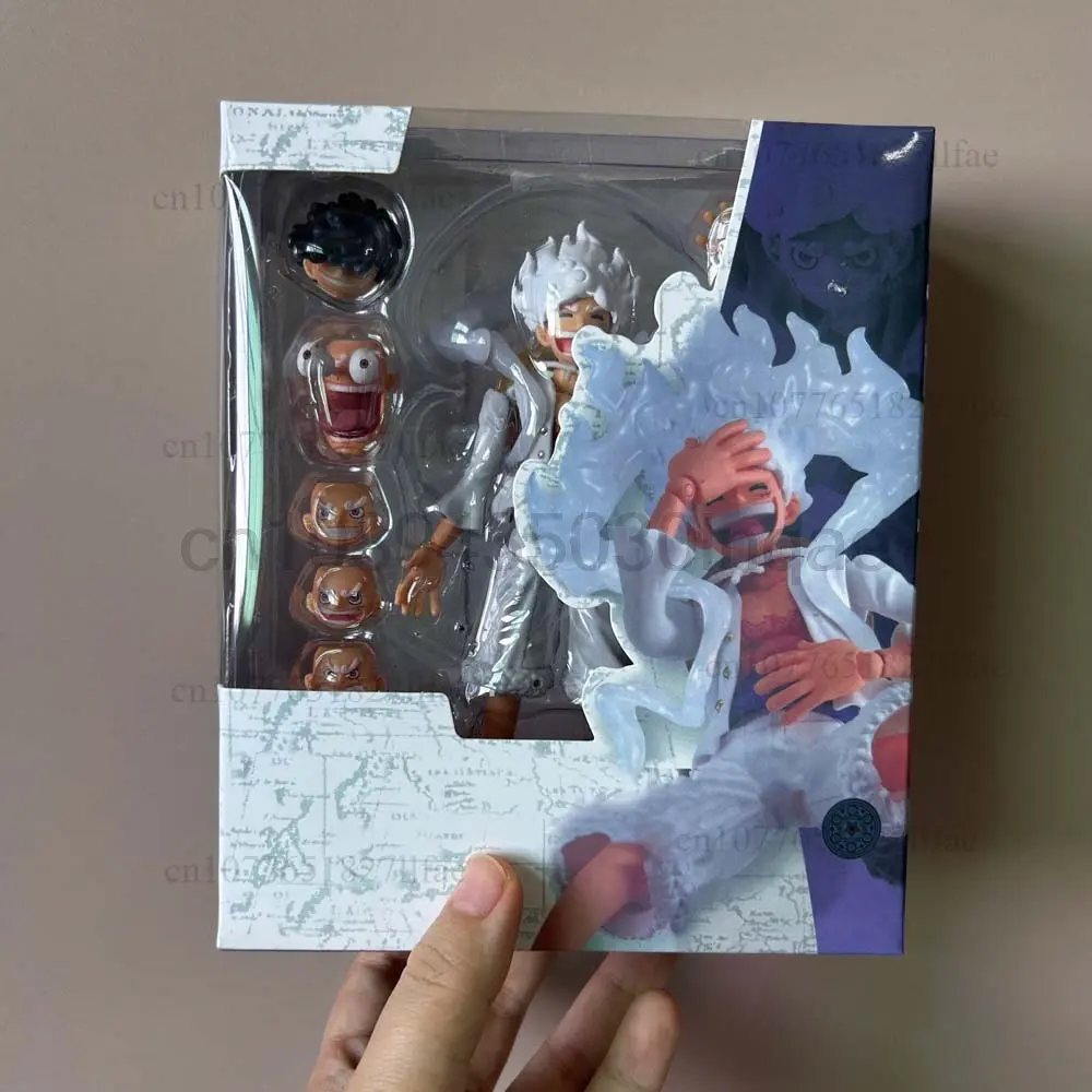 One Piece Shf Monkey D Luffy Gear 5 NIKA Action Figure ONE PIECE Luffy Figure Movable Joint Collection Model Toys Christmas Gift