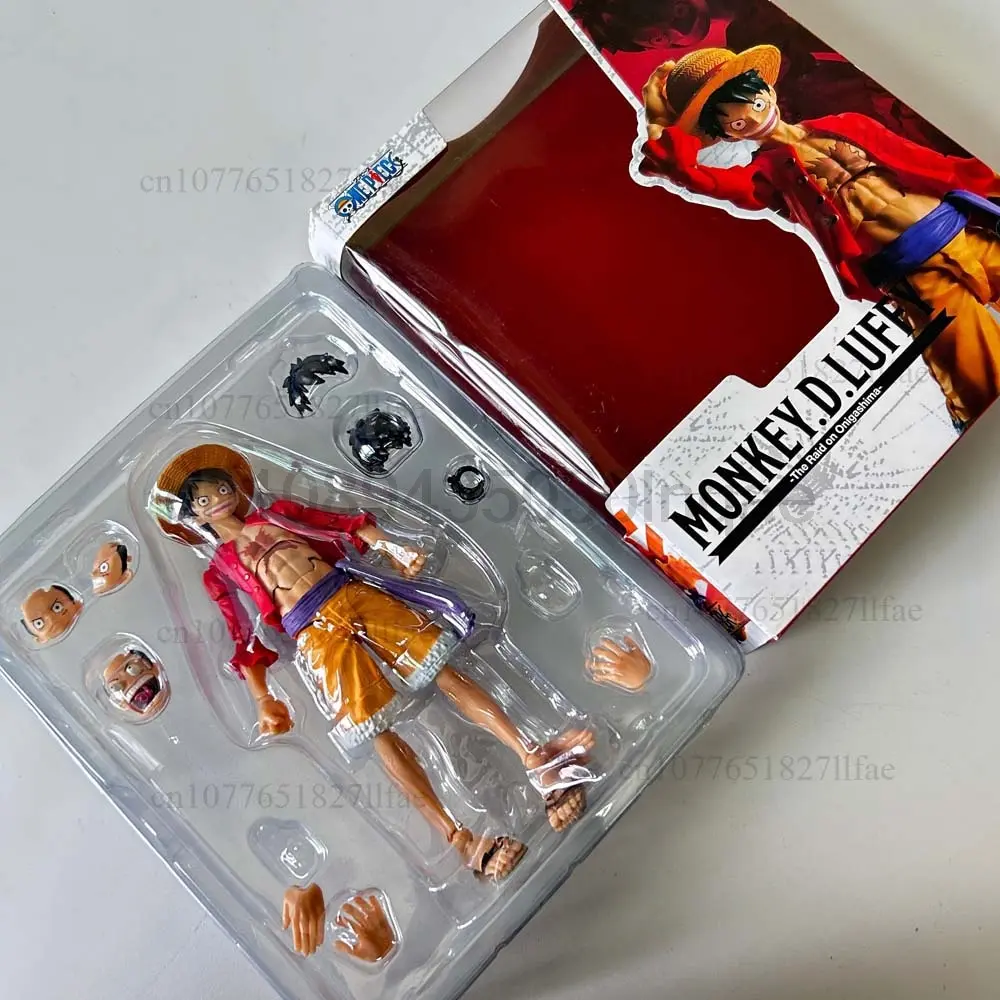 One Piece Shf Monkey D Luffy Gear 5 NIKA Action Figure ONE PIECE Luffy Figure Movable Joint Collection Model Toys Christmas Gift