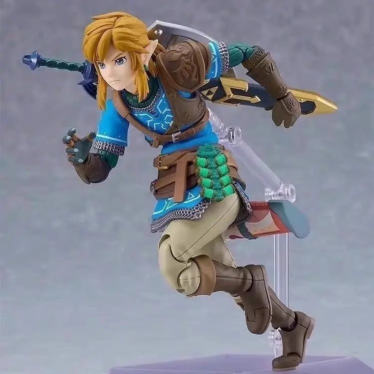 Figma 626 Link Figure The Legend Of Zelda Tears Of The Kingdom Figures Breath Of The Wild Anime Figurine GK Collections Model