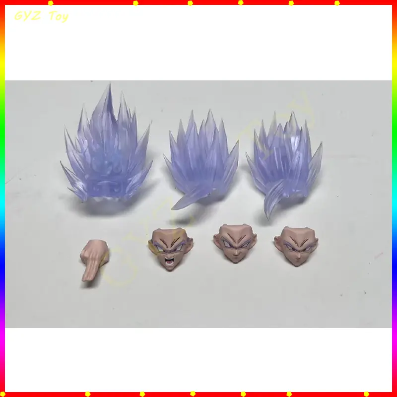 Hot Anime Dragon Ball Beast Gohan 004 005 Headsculpt Hair Accessories Model Kit Figure Collectibles Toys Gifts for Fans Custom