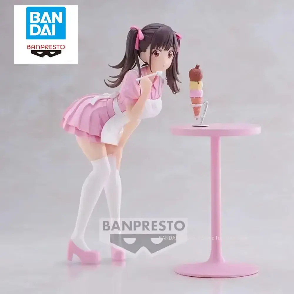 In Stock Bandai Original The Idolm@ster Shiny Colors Chiyoko Sonoda Ice Cream Action Figure Collectibles Model Desktop Ornaments