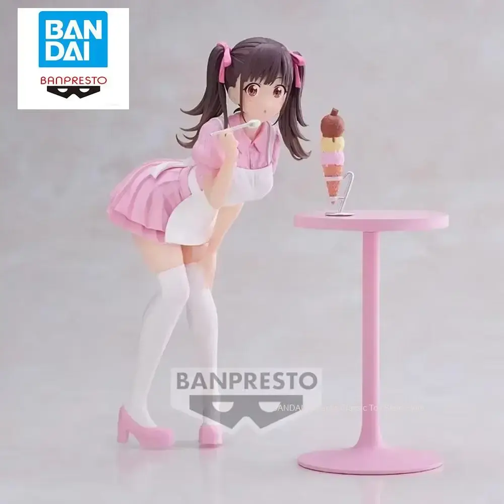In Stock Bandai Original The Idolm@ster Shiny Colors Chiyoko Sonoda Ice Cream Action Figure Collectibles Model Desktop Ornaments