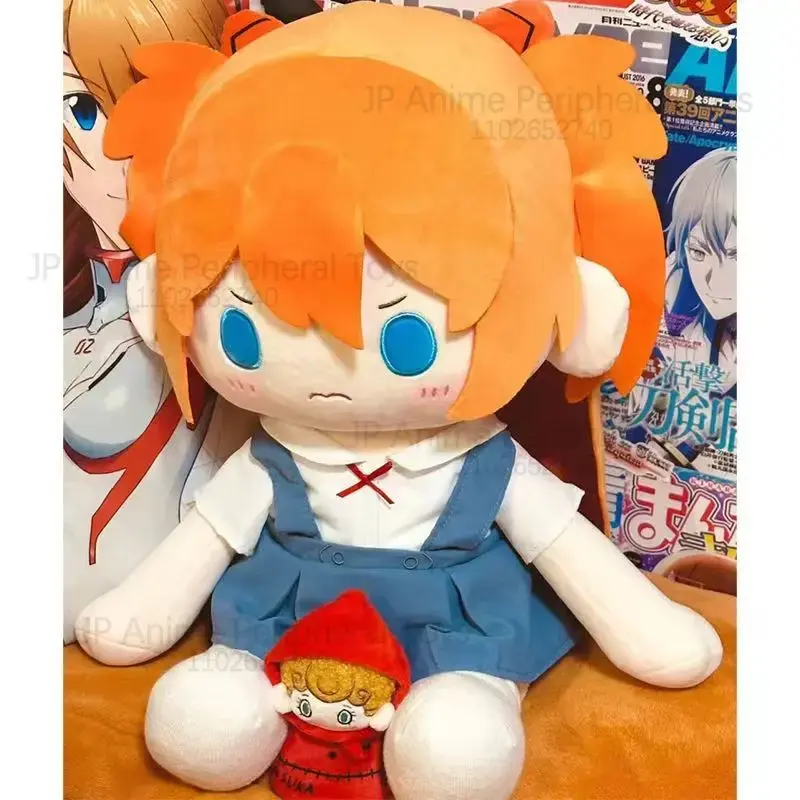 40cm New Anime Plush Toys Asuka Langley Ayanami Rei Cotton Figure Doll Large Size Fans Collect Toys Kids Gifts
