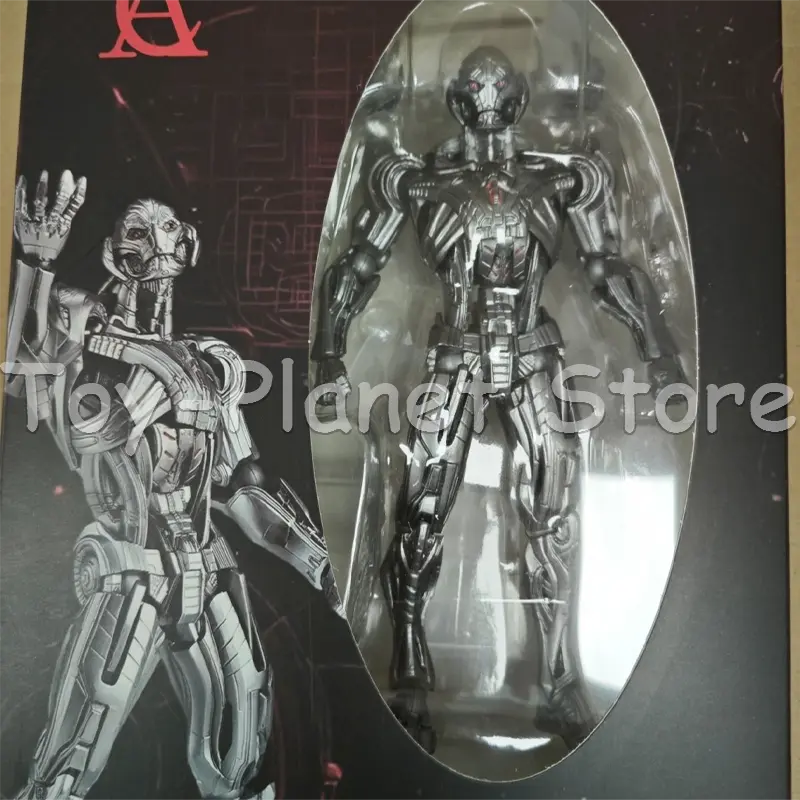 In Stock AC Factory 16cm Ultron Action Figures Kaiyodo Amazing Yamaguchi Avengers Anime Collection Ko Model Customized Gift Toys