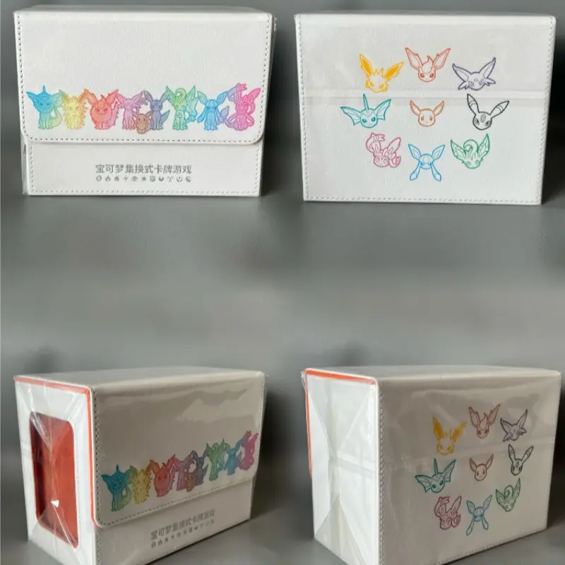 Genuine PTCG Trading Card Chinese Eevee Evolution Advanced Gift Box Mine Eevee Fire Eevee Water Eevee Collectible Card Gift