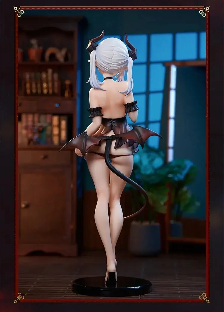 Anime NSFW Little Demon Lilith 28cm PVC Action Figure Tsuishi Eye Ver Adult Collection Hentai Model Toy