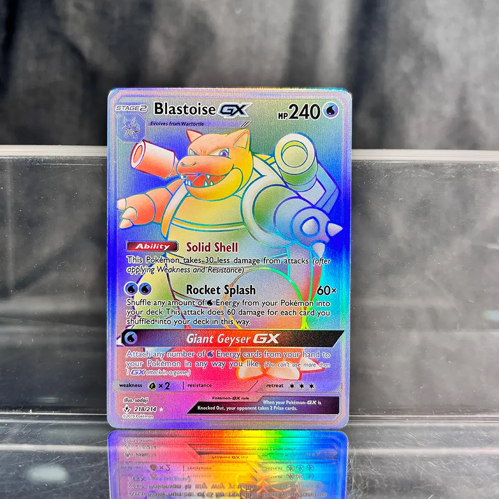 PKM Proxy Cards Classic Charizard Mew With Ex Single Cards Collection PTCG Suicune Gx Tyranitar Gx Lost Thunder Foil Card