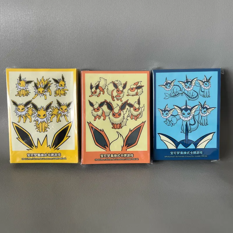 Genuine PTCG Trading Card Chinese Eevee Evolution Advanced Gift Box Mine Eevee Fire Eevee Water Eevee Collectible Card Gift