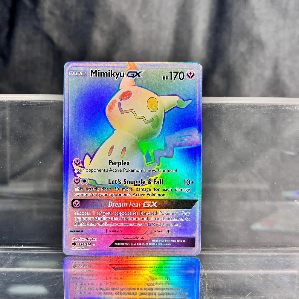 PKM Proxy Cards Classic Charizard Mew With Ex Single Cards Collection PTCG Suicune Gx Tyranitar Gx Lost Thunder Foil Card