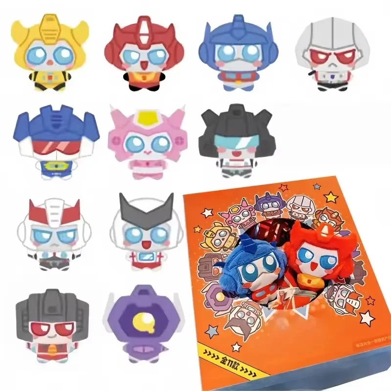 Mini Transformation Shockwave PLush Pendant Box Toy Model Birthday Fans Collectible Decoration Surprise Boys Cool Peluche Gifts