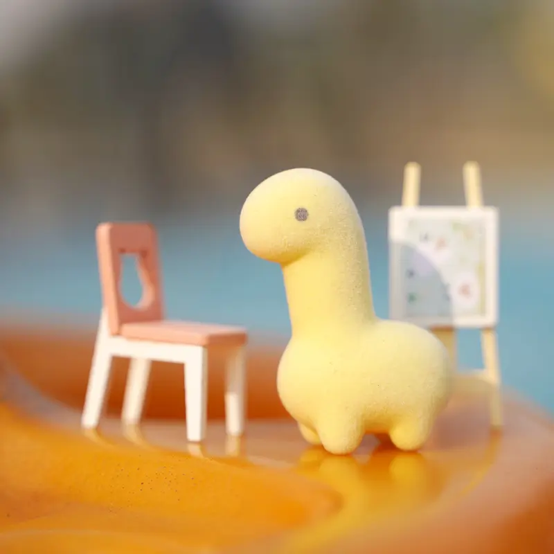 Original Cute Petty Dust Cute Dinosaur Plush Collection Mysterious Blind Box Dinosaur Mini Model Desktop Ornament Festival Gift