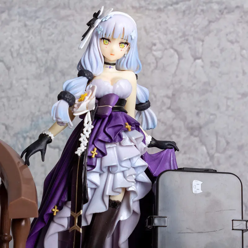29cm Girls' Frontline Hk416 Full Dress Game Girl Figures Statue Cartoon Girl Models Boys Collectible Toys Cute Ornament Doll Toy