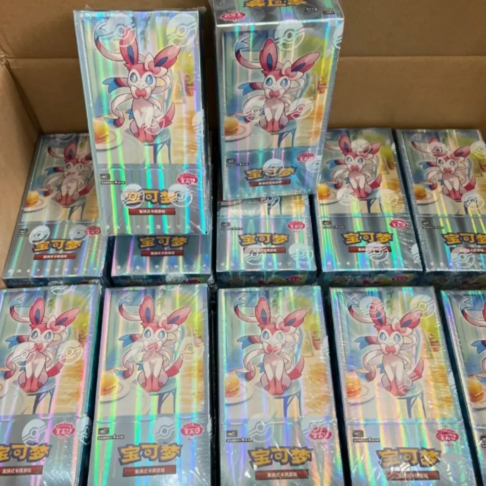 100%Original Pokemon Gem Pack Vol2 Edition Cards Anime Pokemon PTCG Trading Gem Bag 2 Cards Collected Toy Social Birthday Gift