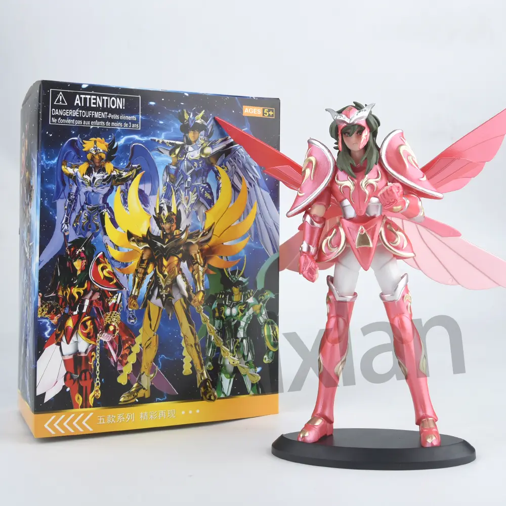 19cm Saint Seiya Anime Figures Myth Cloth EX Pegasus Dragon Shiryu Hyoga Cygnus Phoenix Ikki Action Figure Collection Model Toy