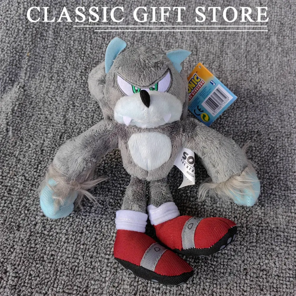 15cm-25cm Anime Cartoon Character Werehog Whisper Plush Toy Doll Room Decorations Stuffed Doll Cartoon Collectible Gift for Kids