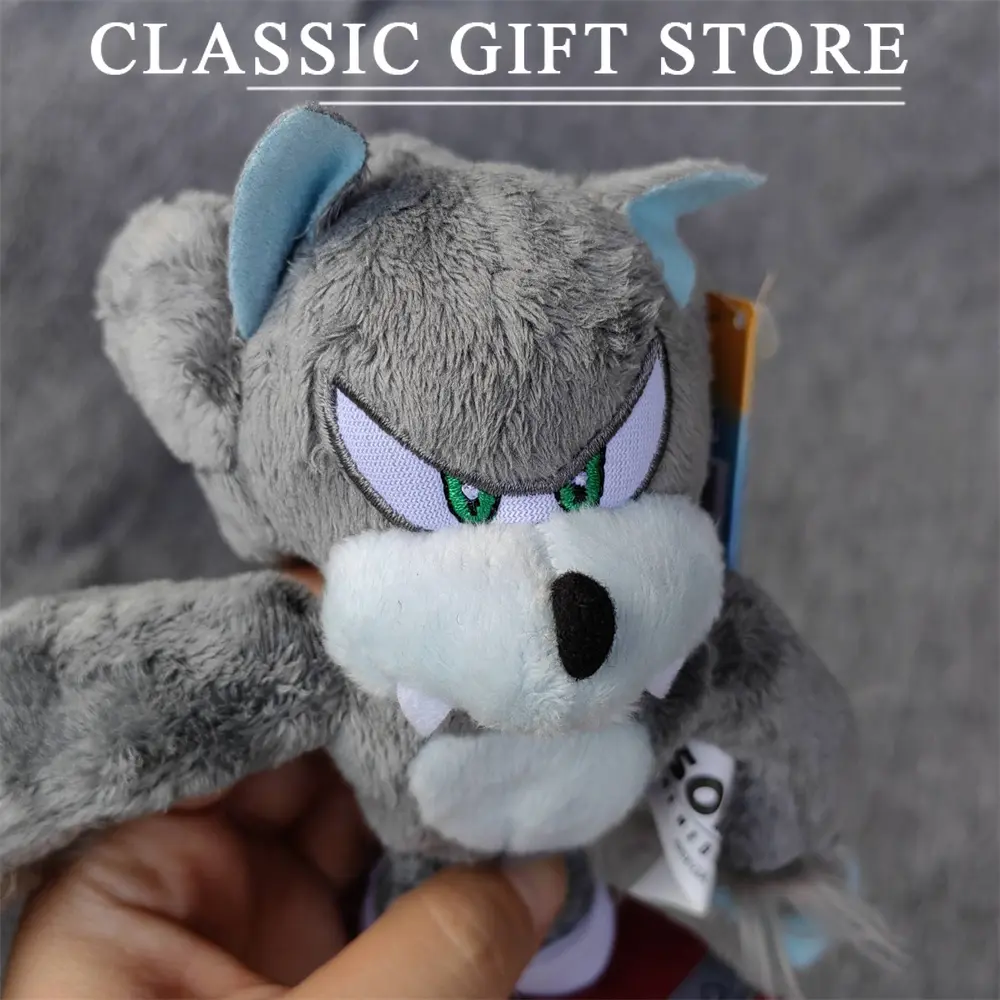 15cm-25cm Anime Cartoon Character Werehog Whisper Plush Toy Doll Room Decorations Stuffed Doll Cartoon Collectible Gift for Kids