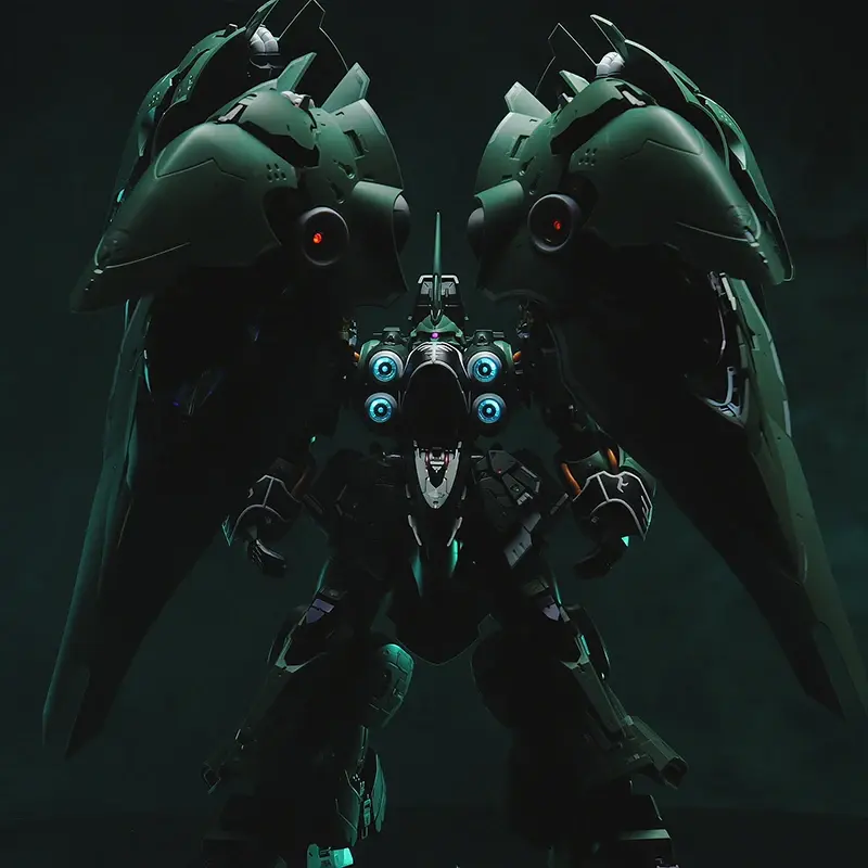 AXIS MODEL WORKS Kshatriya 1/100 Osirisaerial Dominator Action Figure Luminous Lamp Assembly Collectible Model Gk Figure Gift
