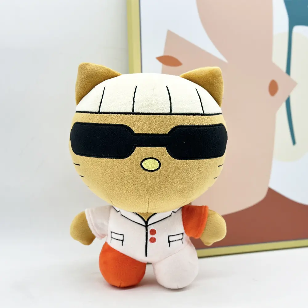 New Hello Kitty Ken Carson Rapper Trippie Taylors Plush Toy Doll with Clothes Stuffed Soft Plush Toys Fans Collect Gifts