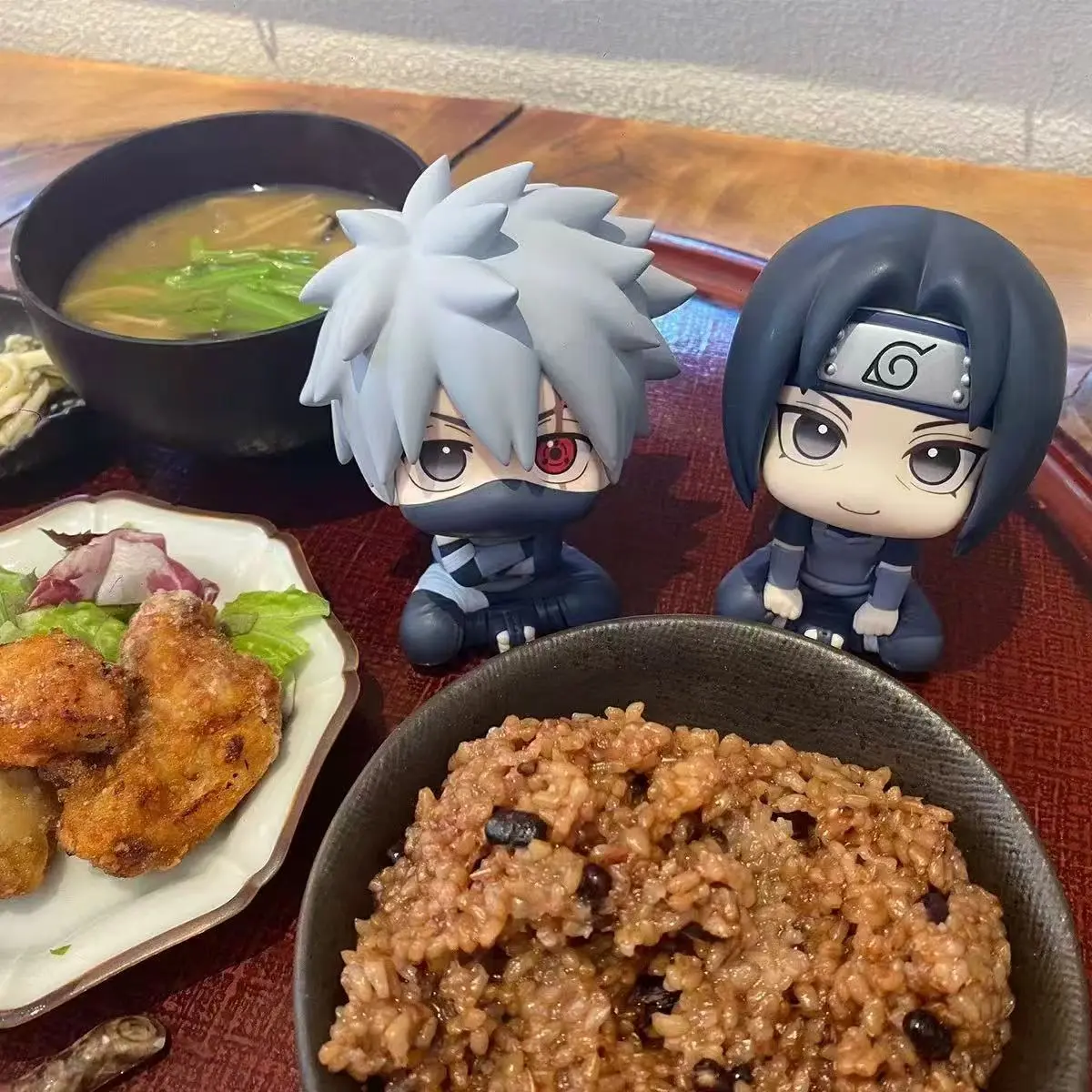 NARUTO Anime Q Edition Figure Hatake Kakashi Sitting Position Toys Model Action Doll Collectible Ornaments Kids Gift