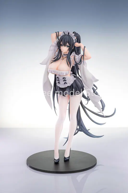 AniGame Original Indomitable Ms. Motivationless Maid Ver. 1/6 PVC Action Figure Anime Model Toys Collection Doll Gift