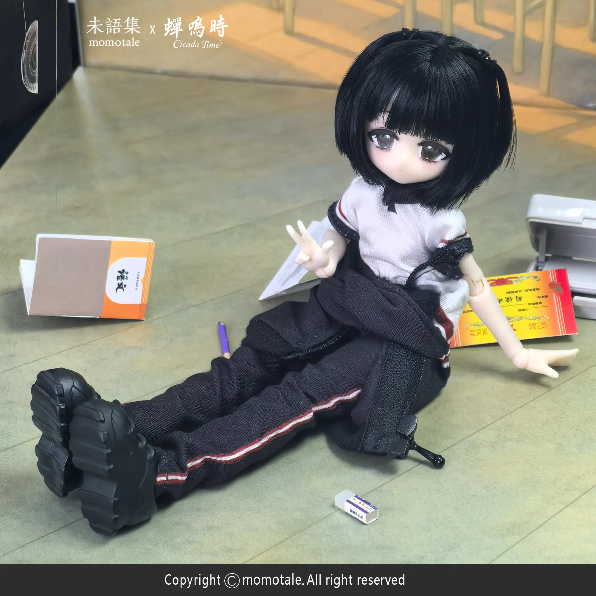 Momotale 8-Point Mjd Movable Doll Girl Body Series Trendy Anime Action Figurines Ornaments Collectable Girlheart Toys