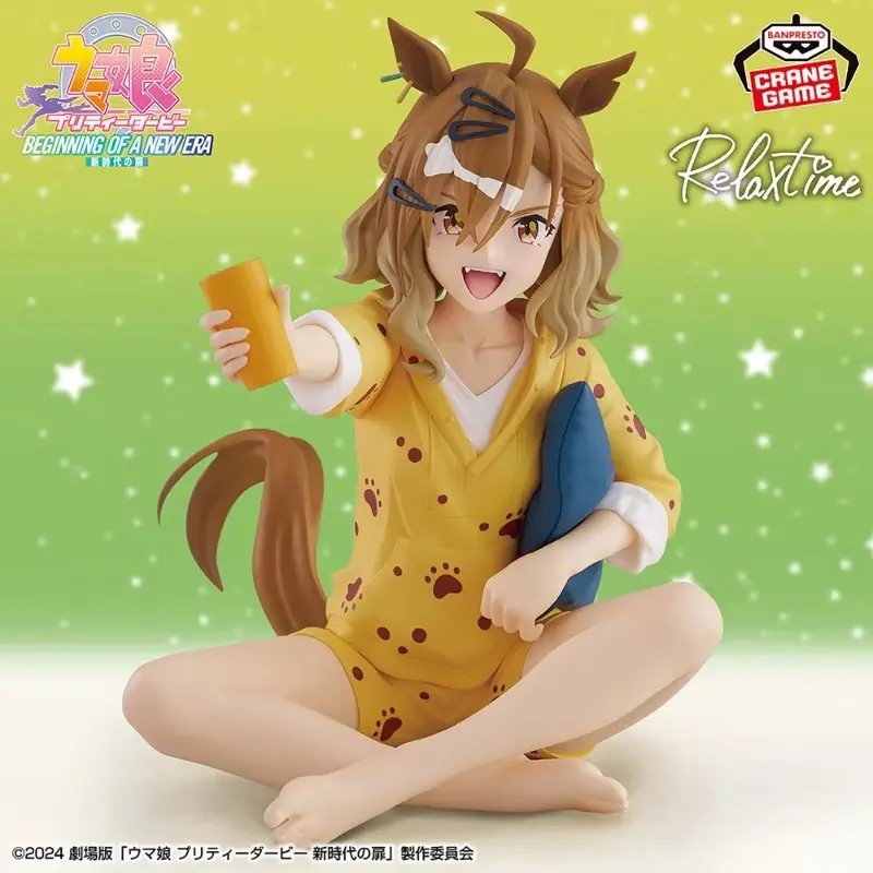 In Stock Original Bandai Pretty Derby Jungle Pocket Agnes Tachyon PVC 13cm Anime Character Doll Toys Collection Christmas Gifts