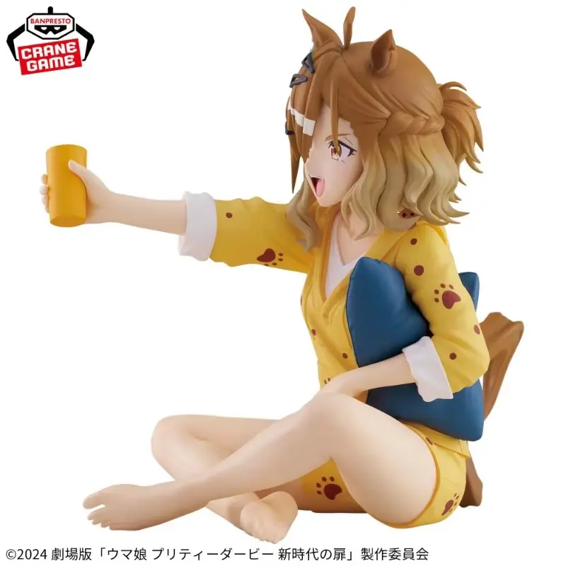 In Stock Original Bandai Pretty Derby Jungle Pocket Agnes Tachyon PVC 13cm Anime Character Doll Toys Collection Christmas Gifts