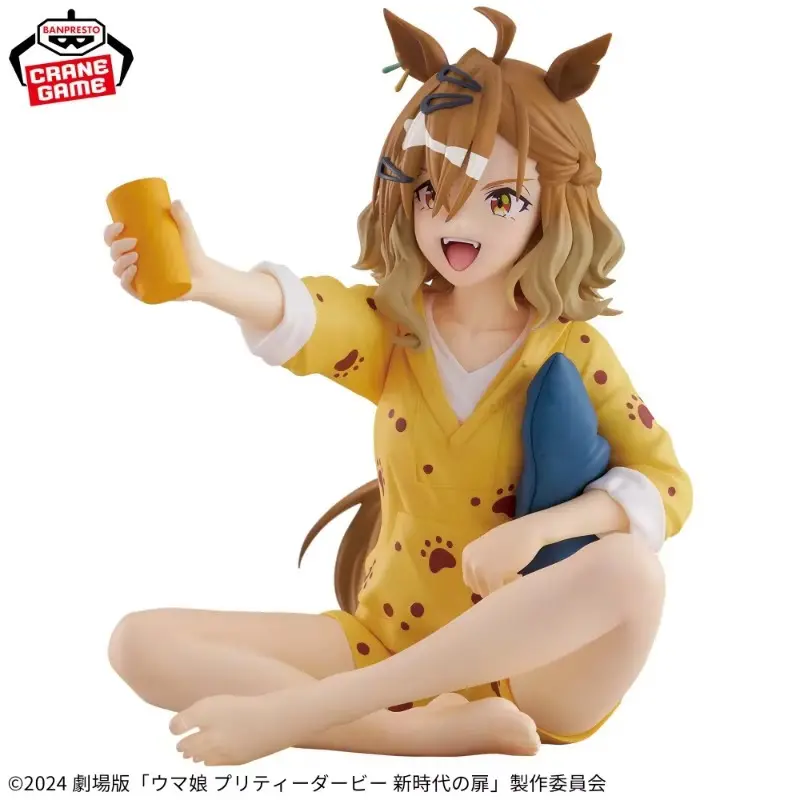 In Stock Original Bandai Pretty Derby Jungle Pocket Agnes Tachyon PVC 13cm Anime Character Doll Toys Collection Christmas Gifts