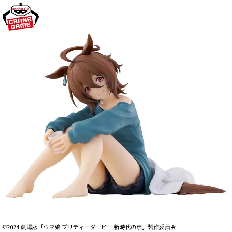 In Stock Original Bandai Pretty Derby Jungle Pocket Agnes Tachyon PVC 13cm Anime Character Doll Toys Collection Christmas Gifts