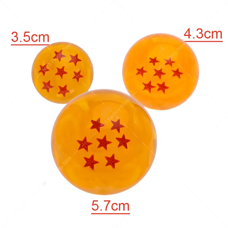 Dragon Ball Z Crystal Ball Anime Figure 1 2 3 4 5 6 7 Star Shenron Wish Balls Cosplay Props Collectible Desktop Decoration