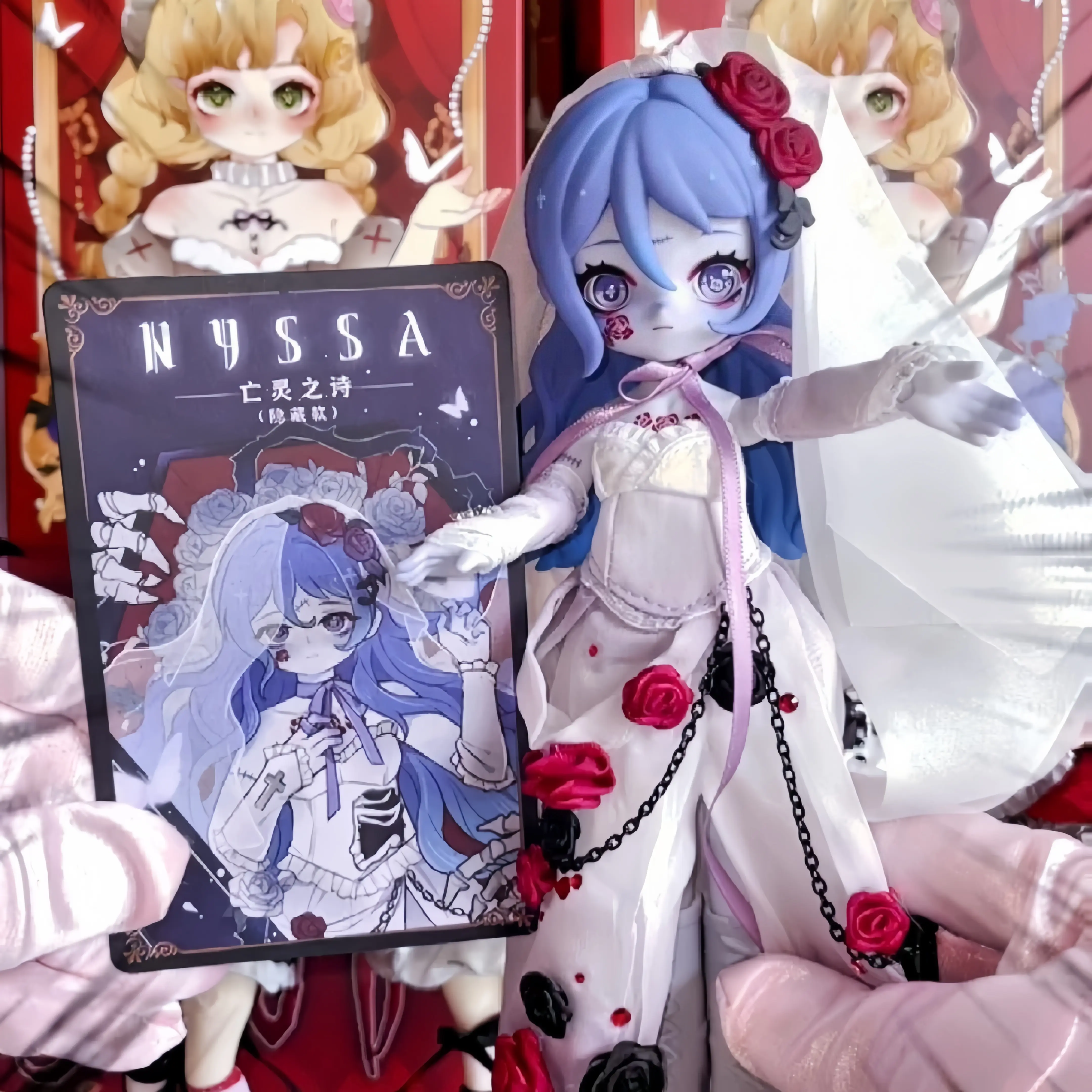 Nyssa Eerie Nightmare Series 1/12 Bjd Blind Box Gothic Style Anime Figure Joints Can Be Moving Figures Collectible Toys