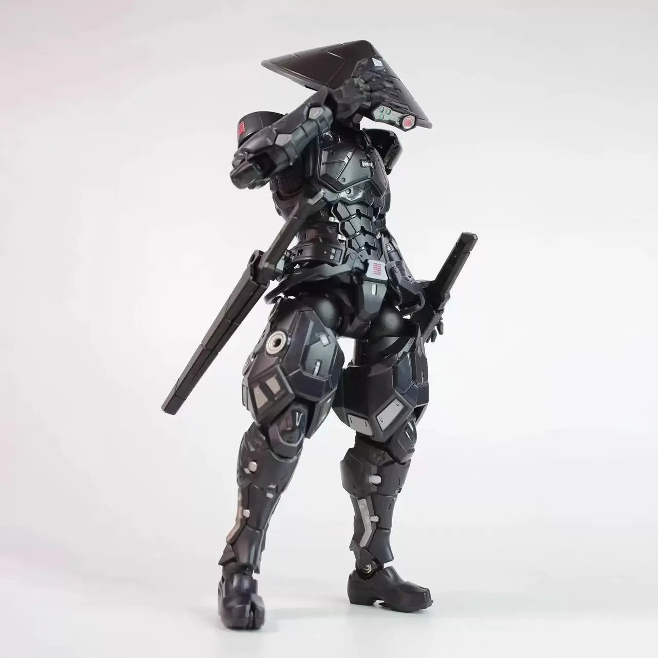 Anime Black Warrior Action Figure Cool Snake Eye SC001 Black Warrior With Sword Movable Model Figurine For Kid Collection Gifts