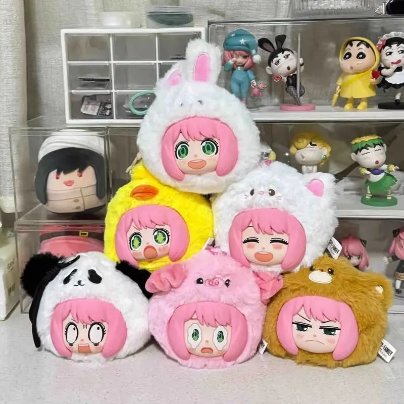 Spy X Family Anya Forger Vinyl Figure Doll Blind Box Anya Hug Pillow Anime Peripheral Merchandise Cute Collection Figurine Gift
