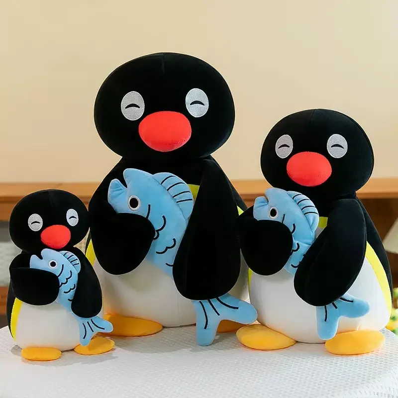 Pingu Plush Toys Doll Cute Anime Figure Desktop Ornaments Collection Plushine Doll Toy Figurine For Kid Birthday Gift