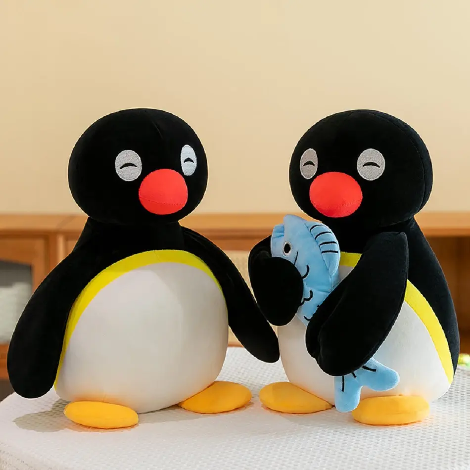 Pingu Plush Toys Doll Cute Anime Figure Desktop Ornaments Collection Plushine Doll Toy Figurine For Kid Birthday Gift