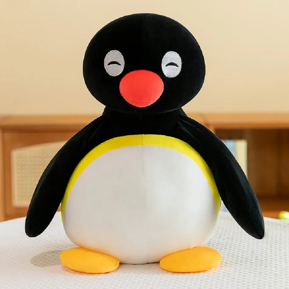 Pingu Plush Toys Doll Cute Anime Figure Desktop Ornaments Collection Plushine Doll Toy Figurine For Kid Birthday Gift
