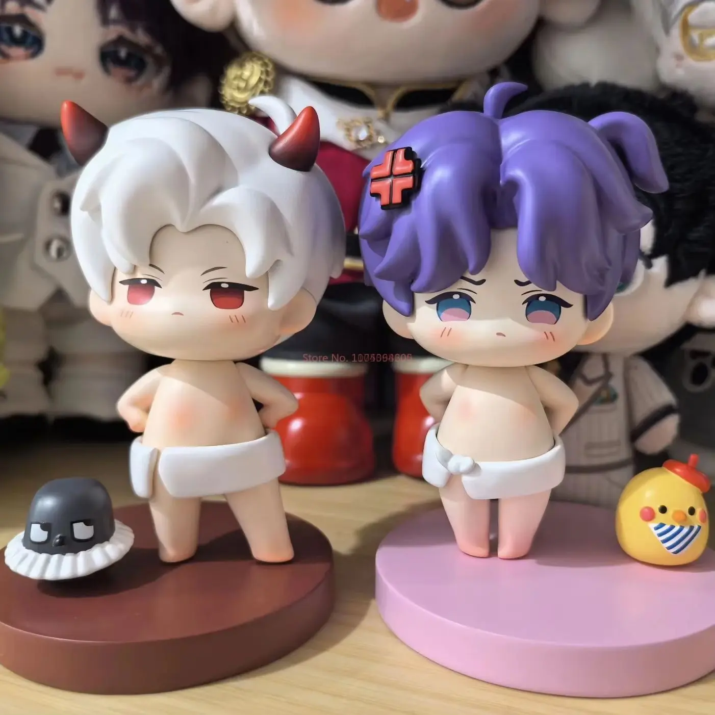 In Stock Hot Love And Deepspace Bath Towel Series Sylus Rafayel Zayne Xavier Cute Anime Figure Pvc Model Collection Ornaments Gi