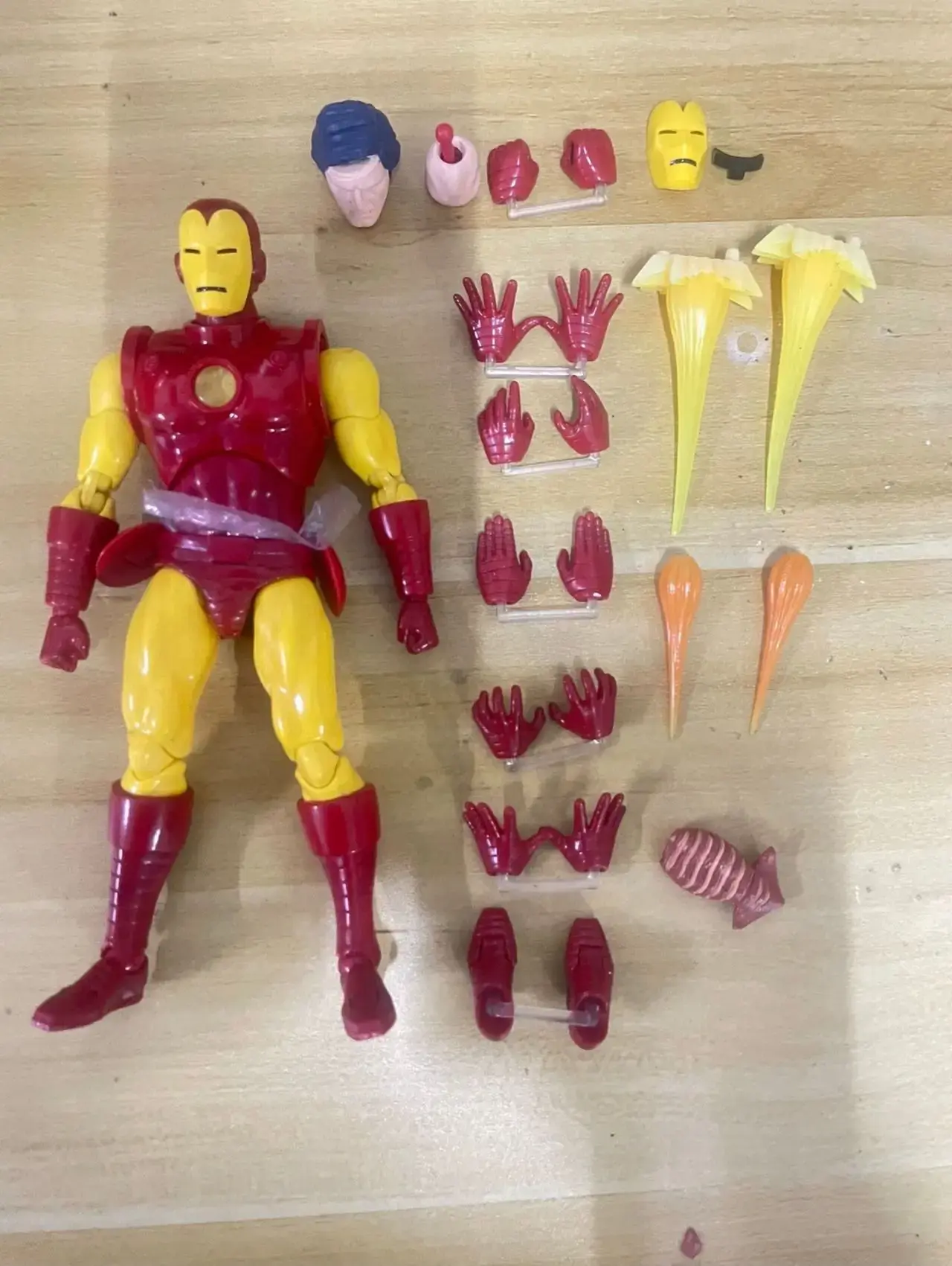 In Stock Original Mafex Anime Figures Iron Man Figure NO.165 Action Figurine PVC Collect Statue Desk Decoration Ornament Gift