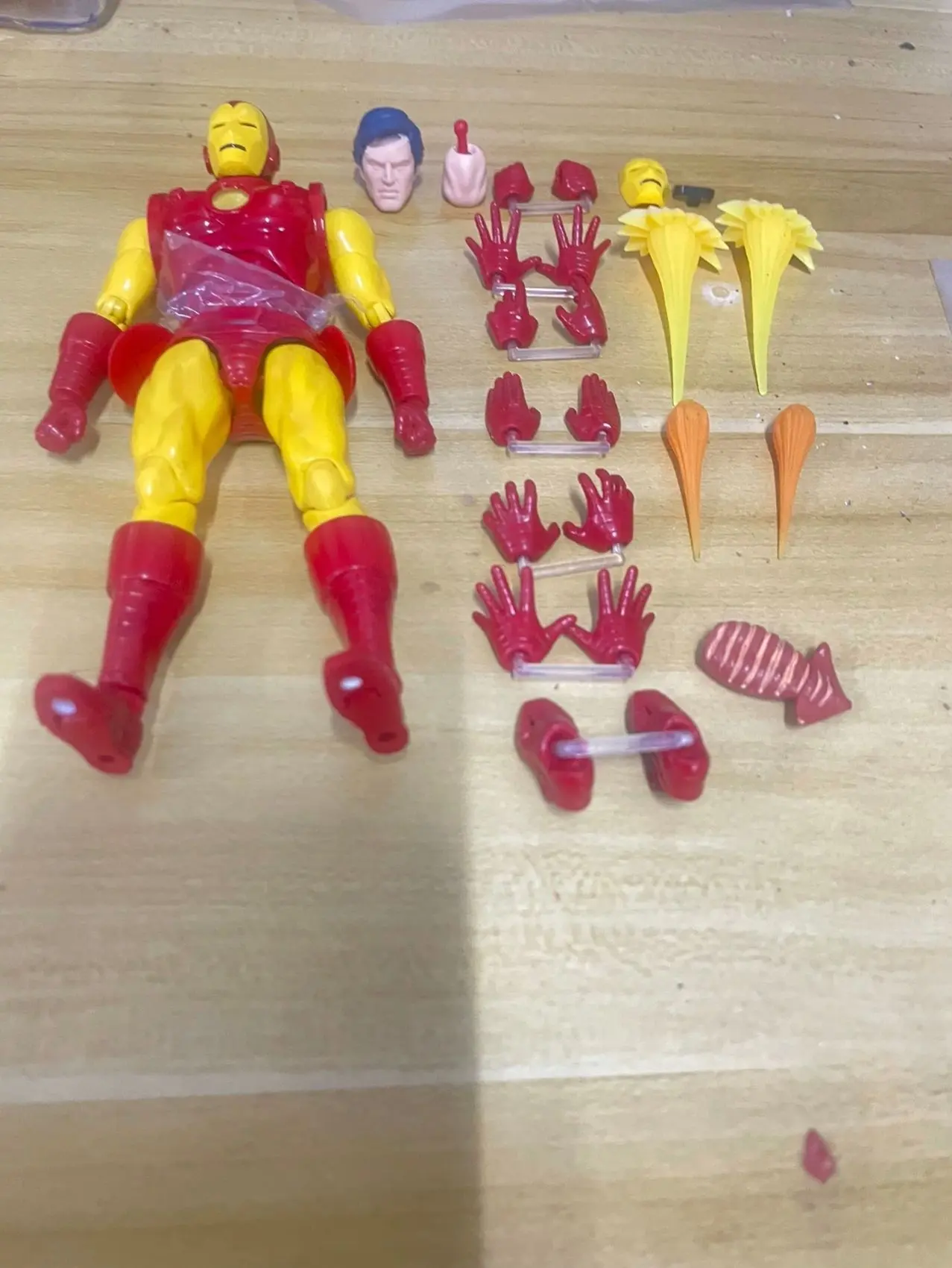 In Stock Original Mafex Anime Figures Iron Man Figure NO.165 Action Figurine PVC Collect Statue Desk Decoration Ornament Gift