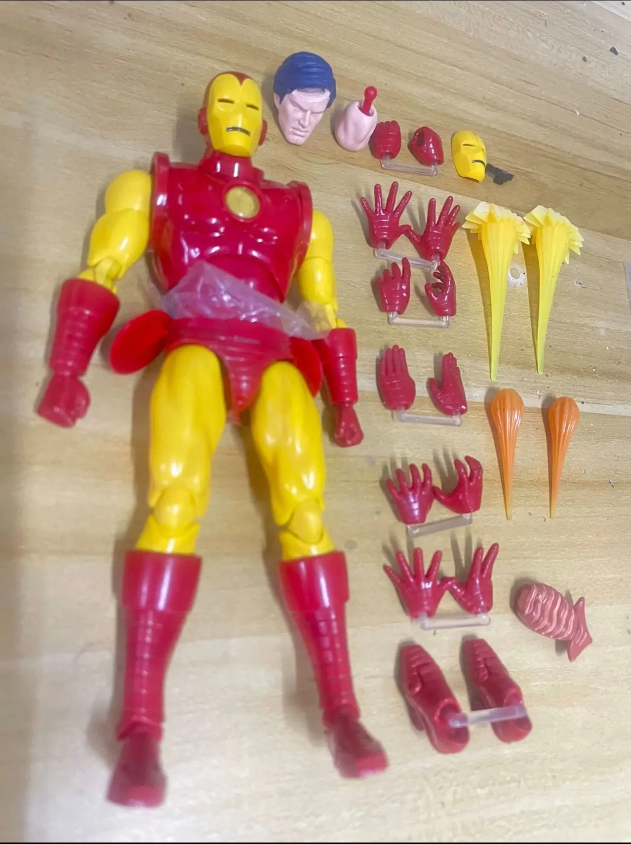 In Stock Original Mafex Anime Figures Iron Man Figure NO.165 Action Figurine PVC Collect Statue Desk Decoration Ornament Gift