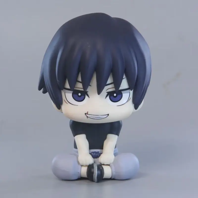 Anime Kawaii Fushiguro Lookup Ryomen Sukuna Toy Gojo Jujutsu Kaisen Mini Figures Geto Suguru Sitting Figure PVC Collection Dolls