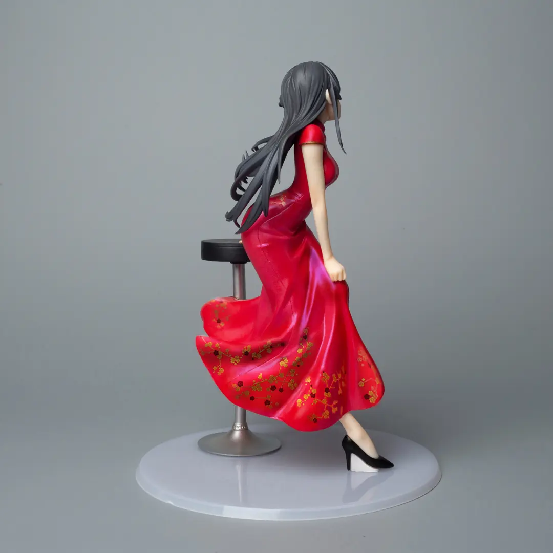 Rascal Does Not Dream of Bunny Girl Senpai Mai Sakurajima Chinese Dress Anime PVC Action Figure Toy Statue Collection Model Doll