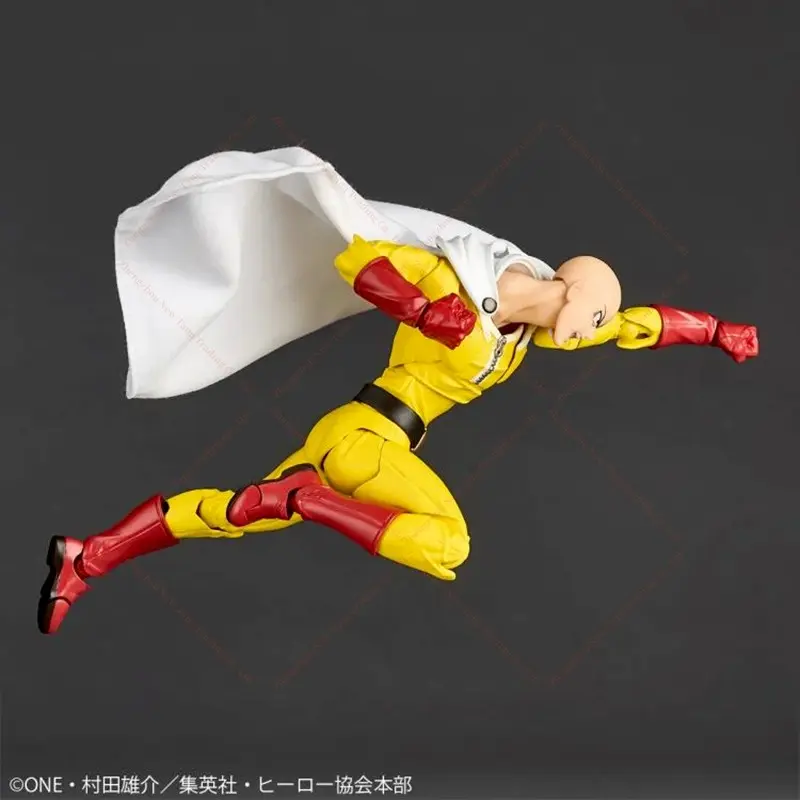 Original Kaiyodo One Punch Man Saitama Amazing Yamaguchi Revoltech Saitama In Stock Anime Action Collection Figures Model Toys