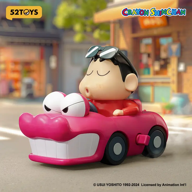 52TOYS BLIND BOX Crayon Shin Chan Dynamic Shin-Vibes, Mystery Box, Collectible Wind-up Toy Desktop Decoration