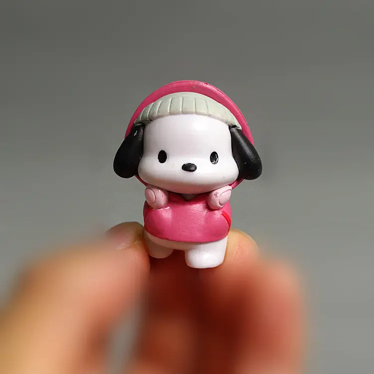 Sanrio Cartoon Model Pachacco XO Penguin Keroppi Anime Figure Figurines Collection Kawaii Doll Children Gifts Decoration Toys